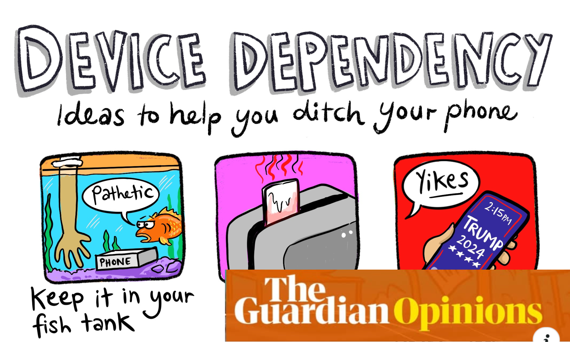 Addicted to your phone? Here are a few ideas on how to ditch it